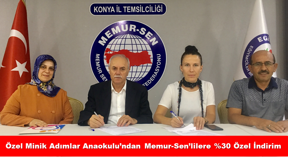 Özel Minik Adımlar Anaokulu’ndan Memur-Sen’lilere %30 Özel İndirim