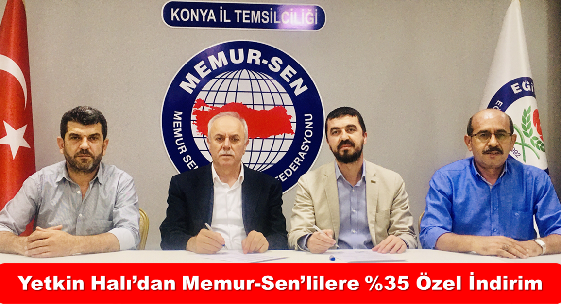 Yetkin Halı’dan Memur-Sen’lilere %35 Özel İndirim