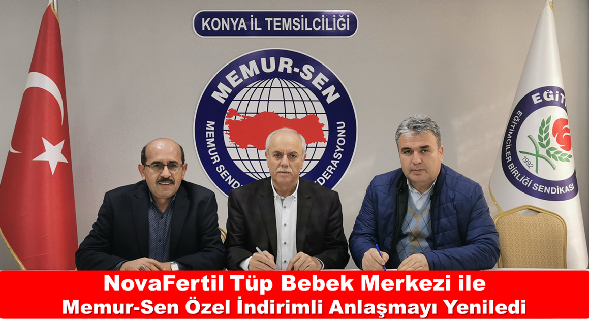 NovaFertil Tüp Bebek Merkezi ile Memur-Sen Özel İndirimli Anlaşmayı Yeniledi