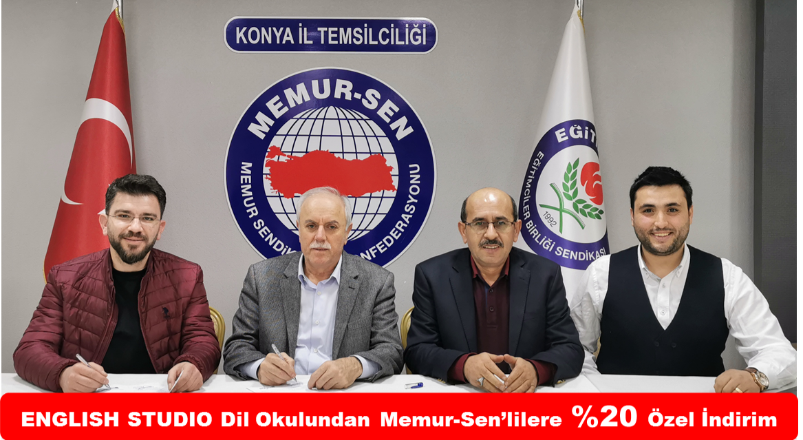 ENGLISH STUDIO Dil Okulundan Memur-Sen’lilere %20 Özel İndirim