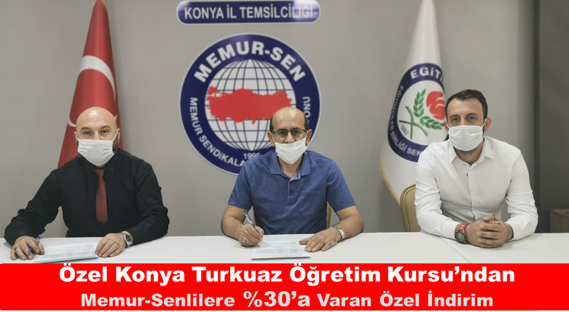 Özel Konya Turkuaz Öğretim Kursu’ndan Memur-Senlilere %30’a Varan Özel İndirim