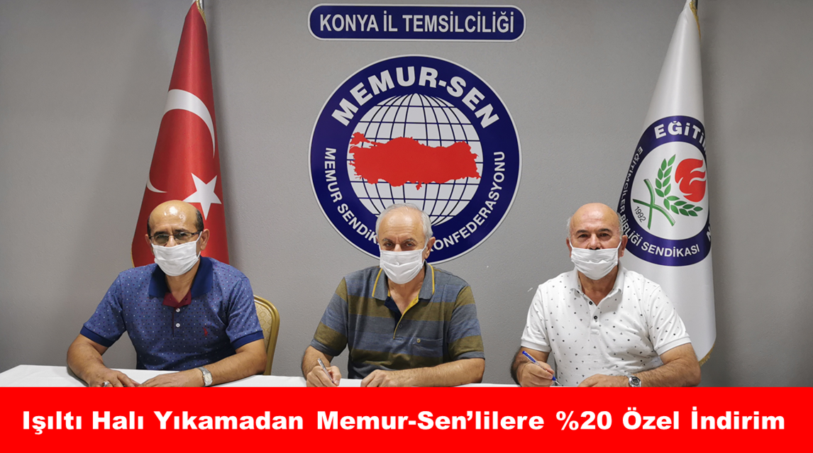 Işıltı Halı Yıkama’dan Memur-Sen’lilere %20 Özel İndirim