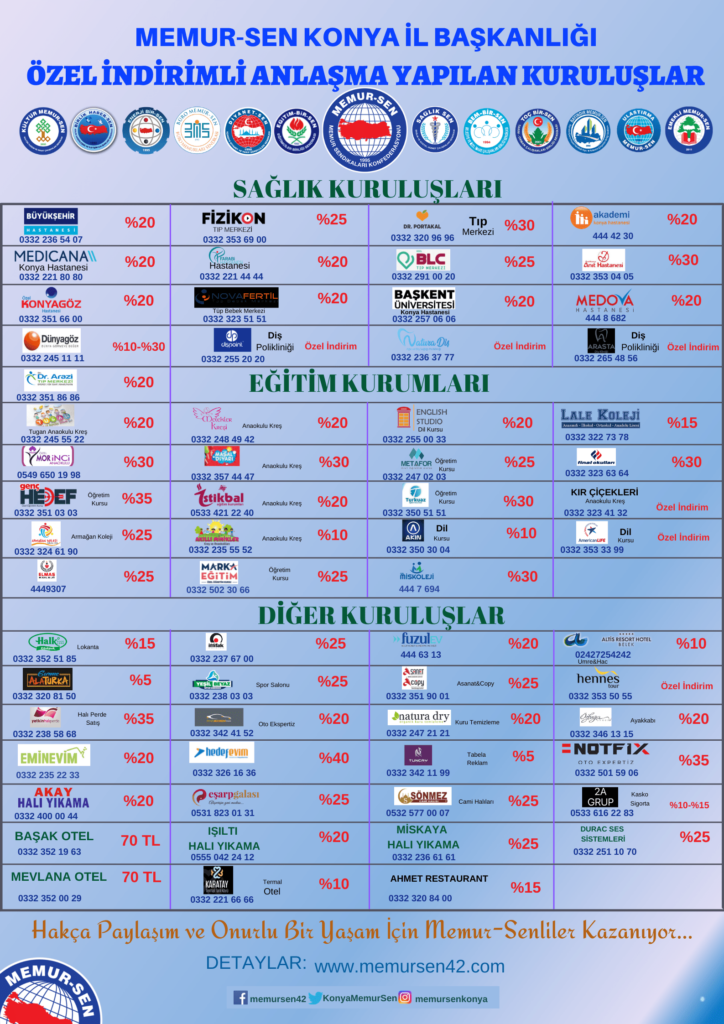 Fuzul Ev�den MemurSen�lilere Özel İndirim (Yenilendi) Konya MemurSen