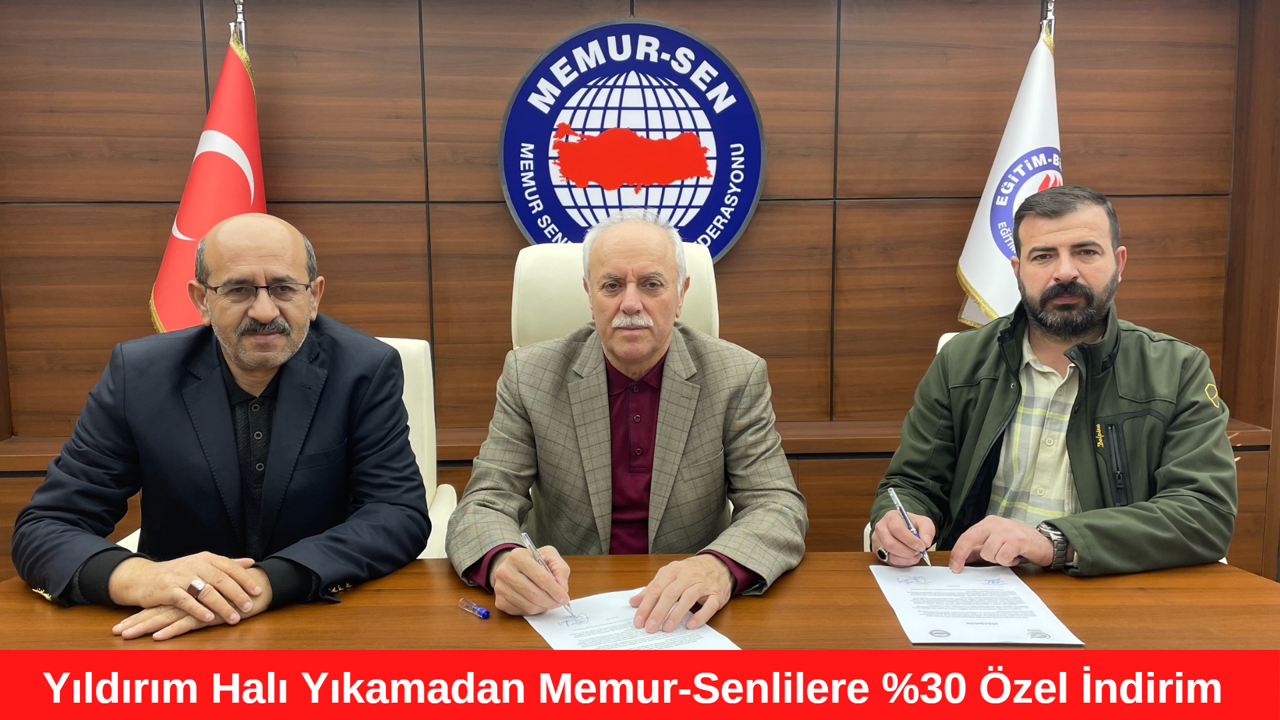 Yıldırım Halı Yıkamadan Memur-Senlilere %30 Özel İndirim