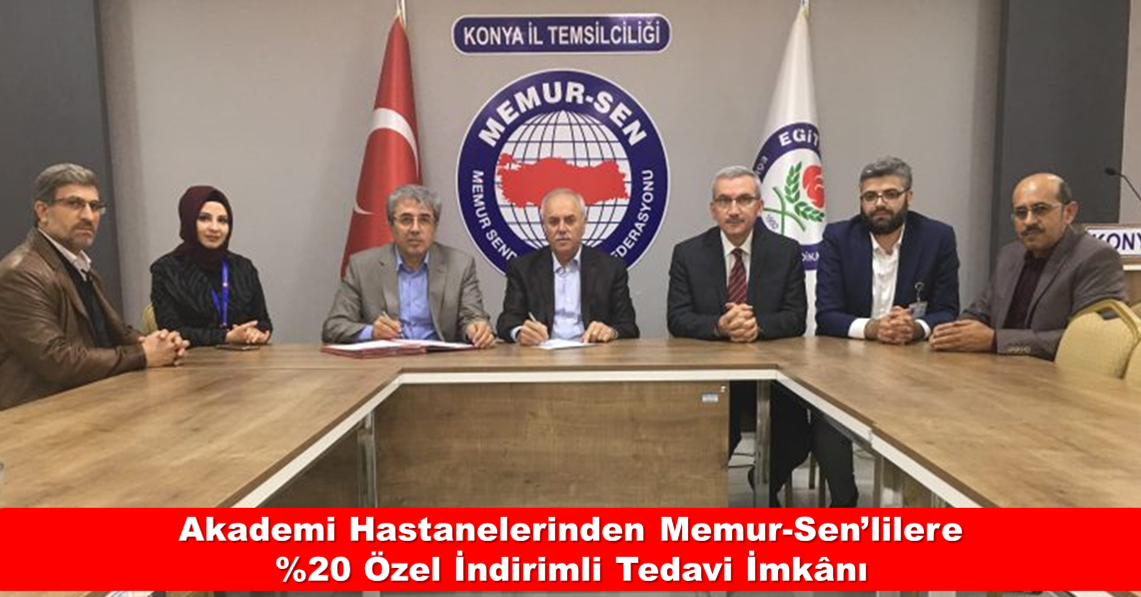 Akademi Hastanelerinden Memur-Sen’lilere %20 Özel İndirimli Tedavi İmkânı
