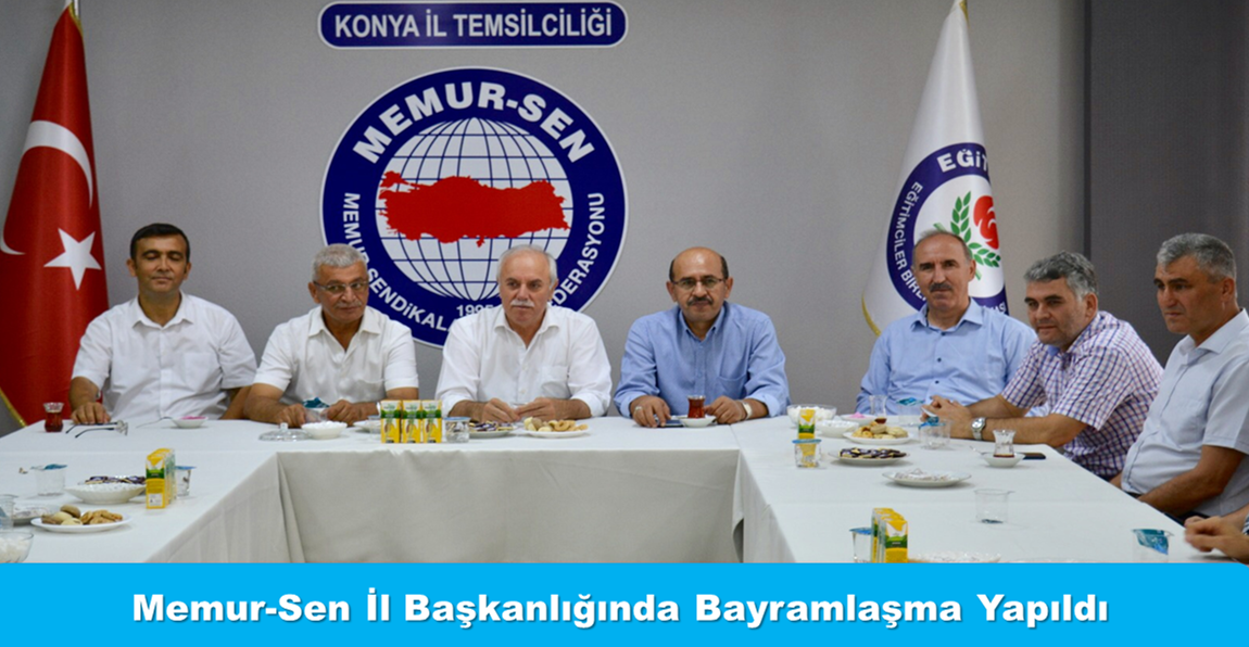 Memur-Sen İl Başkanlığında Bayramlaşma Yapıldı