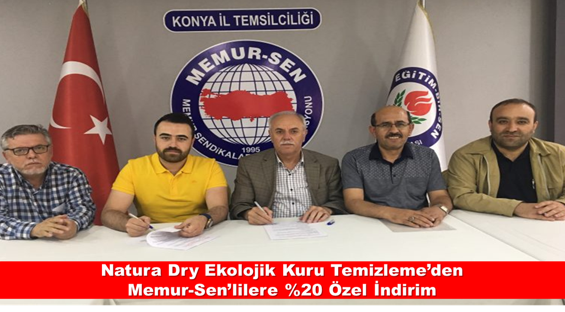 Natura Dry Ekolojik Kuru Temizleme’den Memur-Sen’lilere %20 Özel İndirim