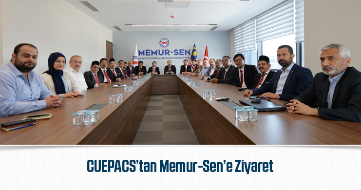 CUEPACS’tan Memur-Sen’e Ziyaret