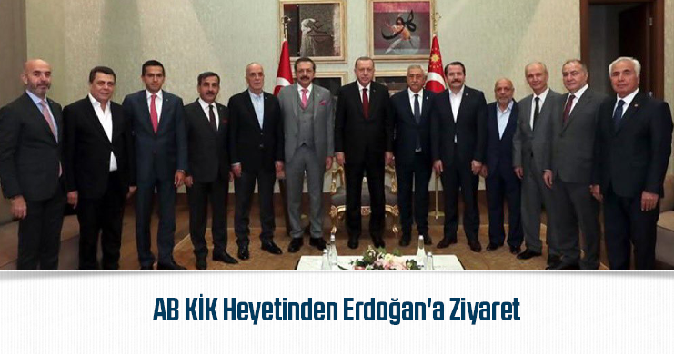 AB KİK Heyetinden Erdoğan’a Ziyaret