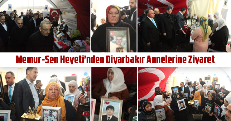 Memur-Sen Heyeti’nden Diyarbakır Annelerine Ziyaret