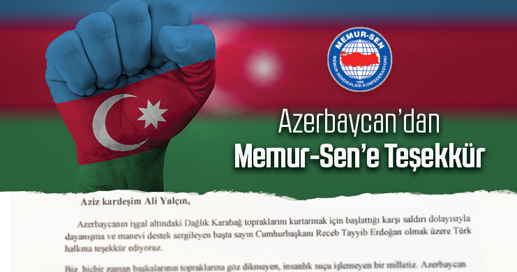 Azerbaycan’dan Memur-Sen’e Teşekkür