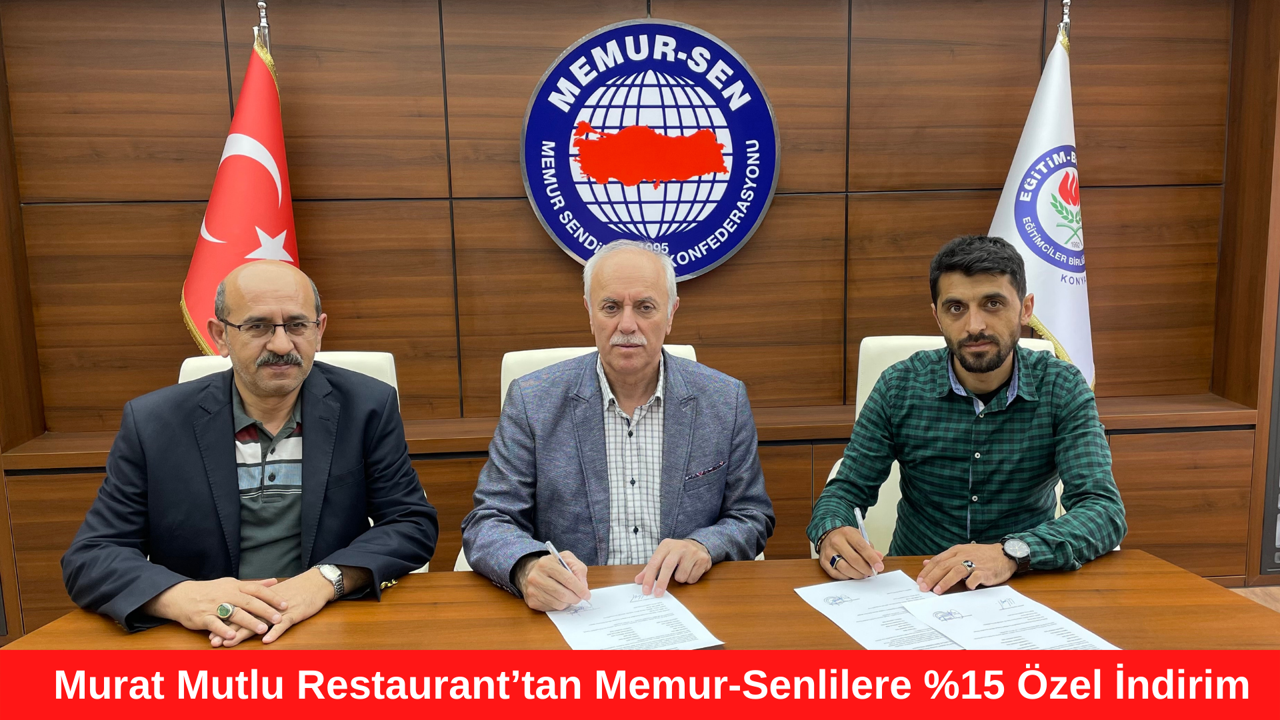 Murat Mutlu Restaurant’tan Memur-Senlilere %15 Özel İndirim