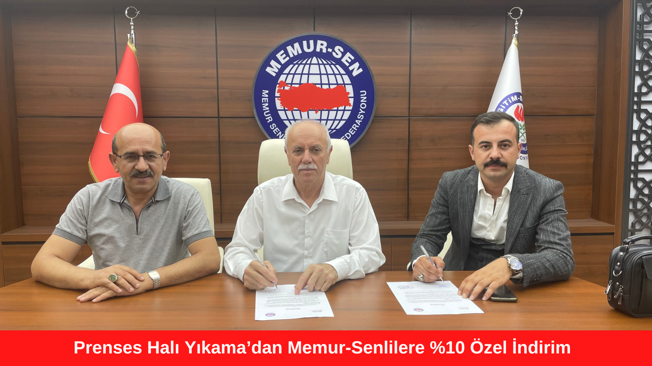 Prenses Halı Yıkama’dan Memur-Senlilere %10 Özel İndirim