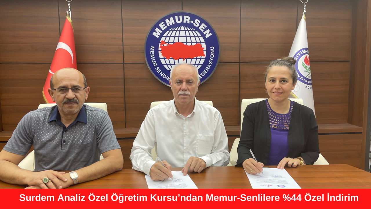 Surdem Analiz Özel Öğretim Kursu’ndan Memur-Senlilere %44 Özel İndirim