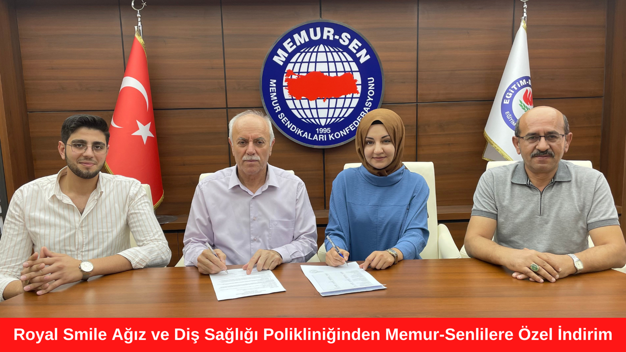 Royal Smile Ağız ve Diş Sağlığı Polikliniğinden Memur-Senlilere Özel İndirim
