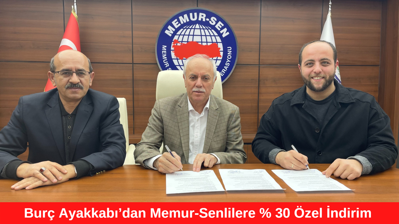 Burç Ayakkabı’dan Memur-Senlilere % 30 Özel İndirim