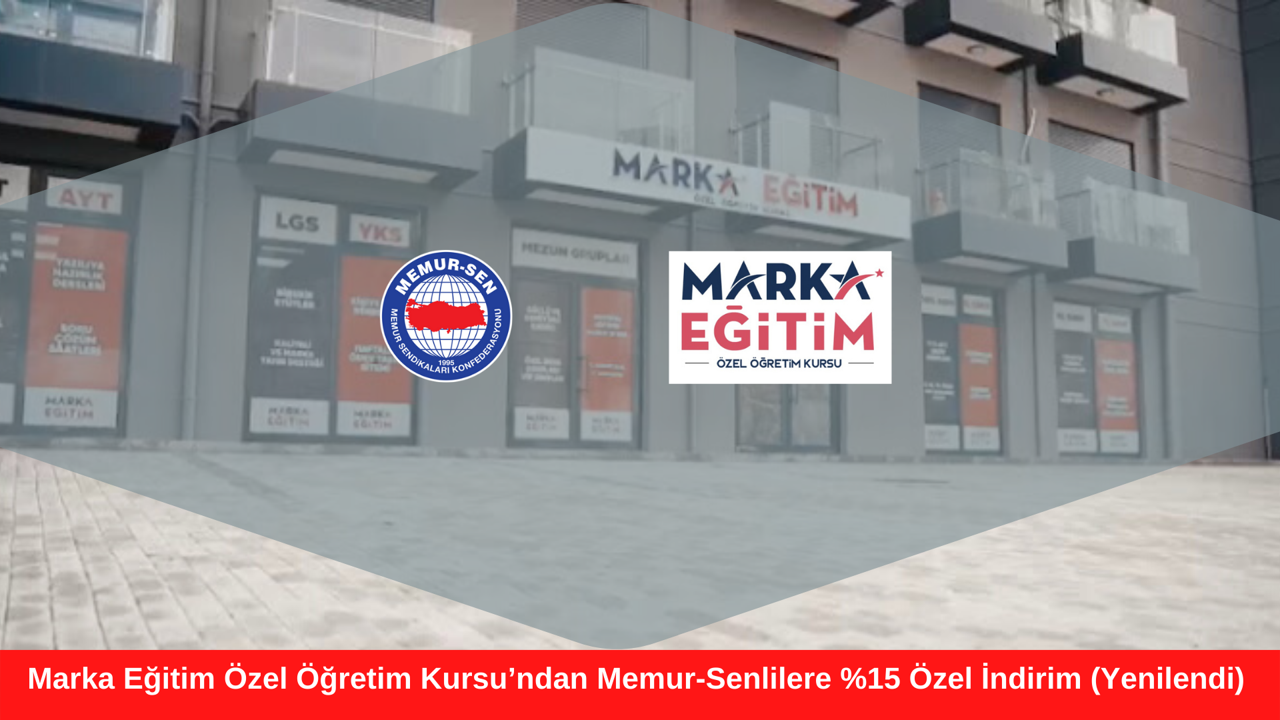 Marka Eğitim Özel Öğretim Kursu’ndan Memur-Senlilere %15 Özel İndirim (Yenilendi)