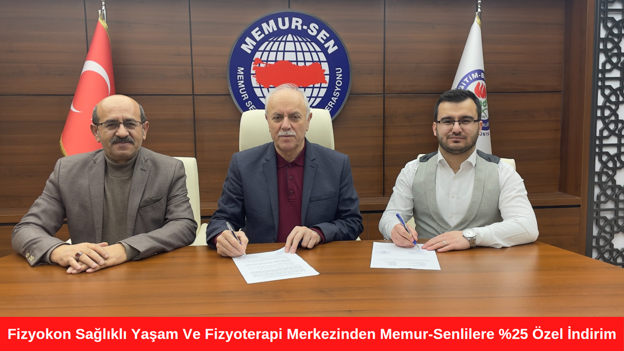 Fizyokon Sağlıklı Yaşam Ve Fizyoterapi Merkezinden Memur-Senlilere %25 Özel İndirim