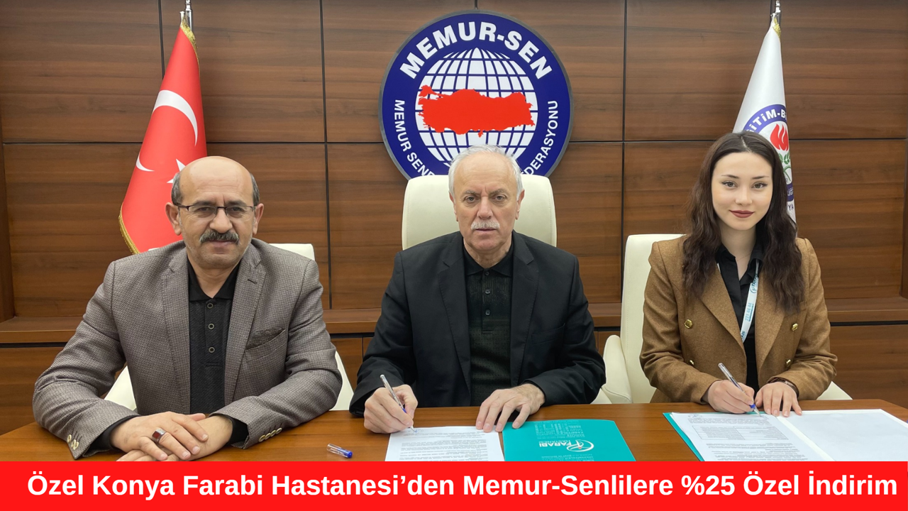 Özel Konya Farabi Hastanesi’den Memur-Senlilere %25 Özel İndirim (YENİLENDİ)