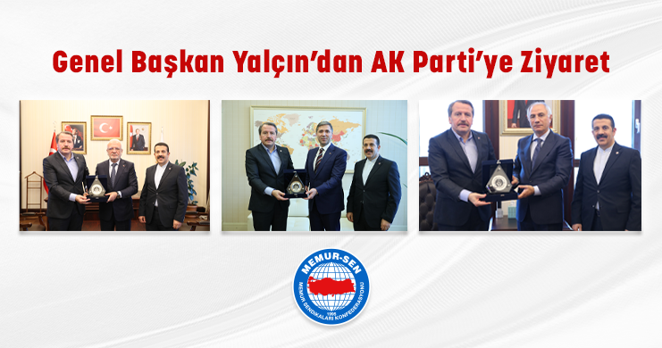 Genel Başkan Yalçın’dan AK Parti’ye Ziyaret
